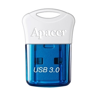 Флаш памет Apacer 8GB Super-mini Flash Drive AH157 Blue - USB 3.0 interface