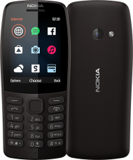 Телефон Nokia 210 DS черен