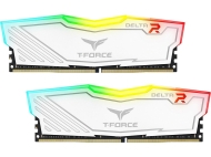 RAM памет Team Group 32GB (2x16GB) 3600MHz T-Force Delta RGB White  - TF4D432G3600HC18JDC01
