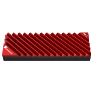 Пасивен охладител за SSD Jonsbo M.2 SSD, оребрен, червен