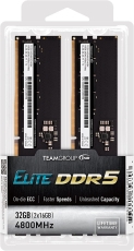 RAM памет Team Group ELITE 32GB(2 x 16GB) DDR5 4800MHz CL40 1.1V - TED532G4800C40DC01