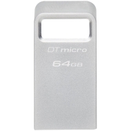 Флаш памет Kingston 64GB DataTraveler Micro 200MB/s Metal USB 3.2 - DTMC3G2/64GB