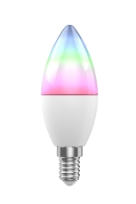 Смарт крушка Woox Light R9075 WiFi Smart E14 LED Bulb RGB+White, 5W/40W, 470lm