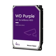 Твърд диск Western Digital 4TB, Purple, 5400rpm, 256MB, SATA 3 - WD43PURZ