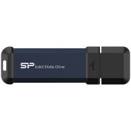 Външен SSD диск Silicon Power 250GB MS60 Type-A, USB 3.2 Gen 2, R/W: up to 600MB/s; 500MB/s, Blue - SP250GBUF3S60V1B