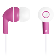 Stereo earphones with micophone, Purple
