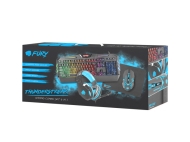 Fury Gaming COMBO THUNDERSTREAK 4-in-1 Keyboard, Mouse, Headset, Mousepad - NFU-0938