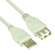 Кабел Vcom USB 2.0 AM / AF - CU202-1.5m