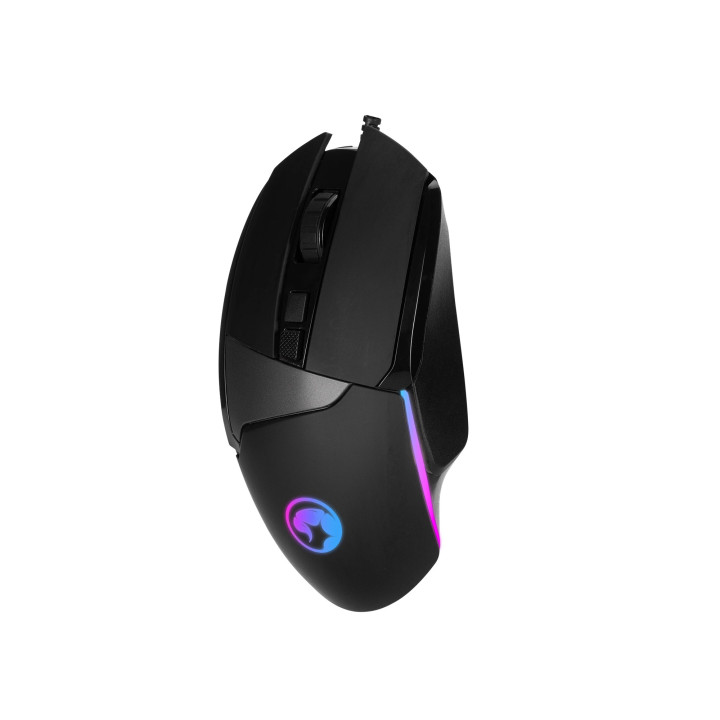 Геймърска мишка Marvo M411 RGB, 12800dpi, програмируема, 1000Hz - MARVO-M411