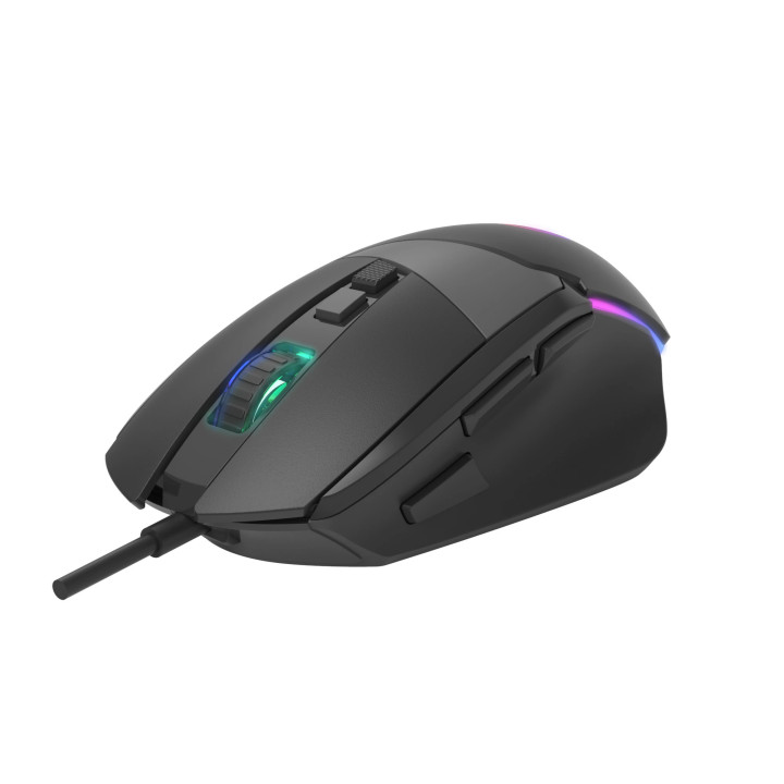 Геймърска мишка Marvo M411 RGB, 12800dpi, програмируема, 1000Hz - MARVO-M411