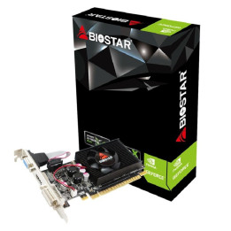 Видео карта Biostar GeForce GT 610, 2GB, SDDR3, 64 bit, DVI-I, D-Sub, HDMI - N-VN6103THX6