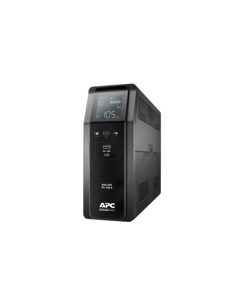 Токозахранващо устройство APC Back UPS Pro BR 1200VA, Sinewave, 8 Outlets, AVR, LCD interface - BR1200SI