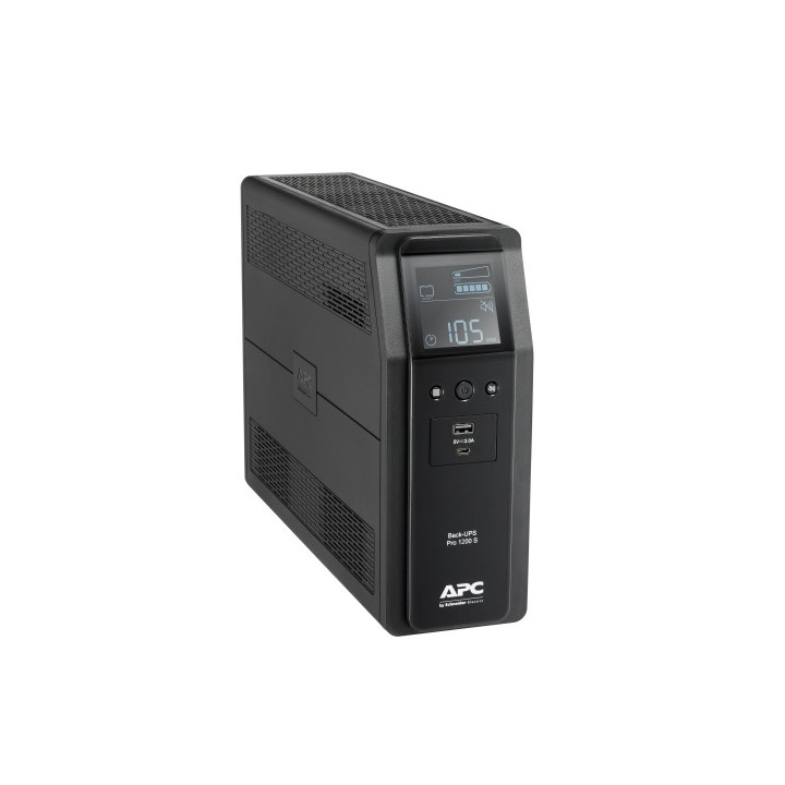 Токозахранващо устройство APC Back UPS Pro BR 1200VA, Sinewave, 8 Outlets, AVR, LCD interface - BR1200SI