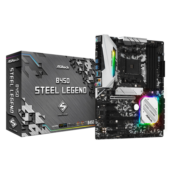 Дънна платка AsRock B450 Steel Legend