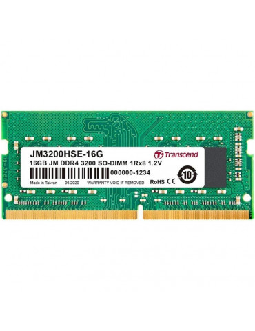 RAM памет Transcend 16GB JM 3200MHz SODIMM - JM3200HSE-16G