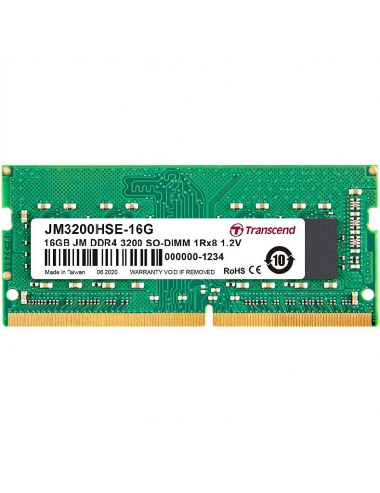 RAM памет Transcend 16GB JM 3200MHz SODIMM - JM3200HSE-16G