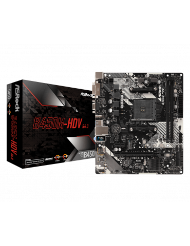 Дънна платка AsRock B450M-HDV R4.0