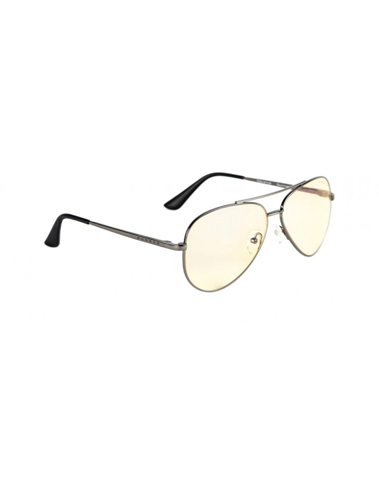 Геймърски очила Gunnar Maverick Gunmetal, Сребрист