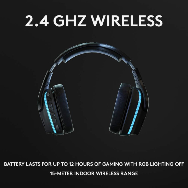 Безжични геймърски слушалки Logitech G935 7.1 Lightsync