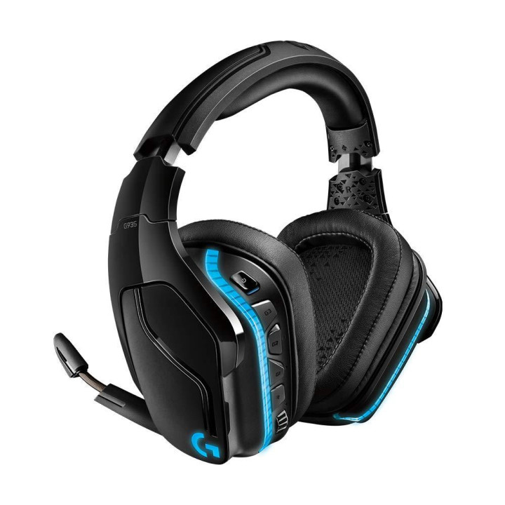 Безжични геймърски слушалки Logitech G935 7.1 Lightsync
