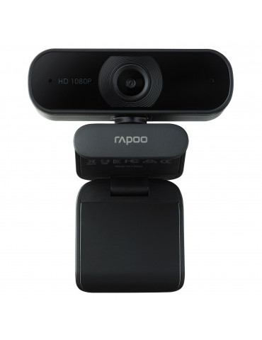 Уеб камера с микрофон Rapoo XW180, HD 1080p, 30 fps, черен