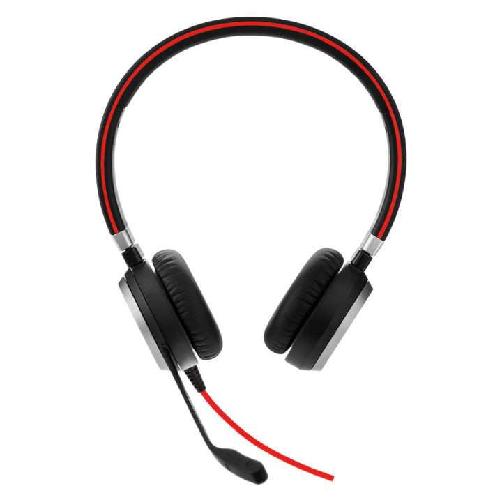 Слушалки Jabra Evolve 40, Stereo Unified Communication Optimized, черен - 6399-829-209