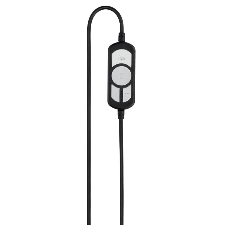 Слушалки с микрофон HAMA HS-USB300, USB, черен