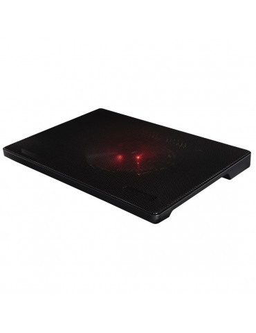 Охлаждаща поставка за лаптоп HAMA Slim, Вентилатор, 13.3" - 15.6", черен - HAMA-53067