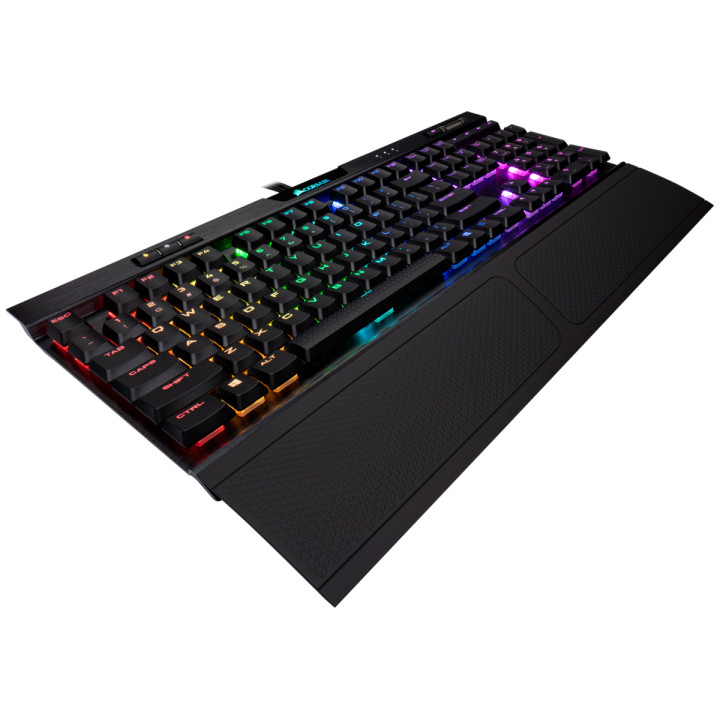 Механична геймърска клавиатура Corsair K70 RGB MK.2 Low Profile RAPIDFIRE