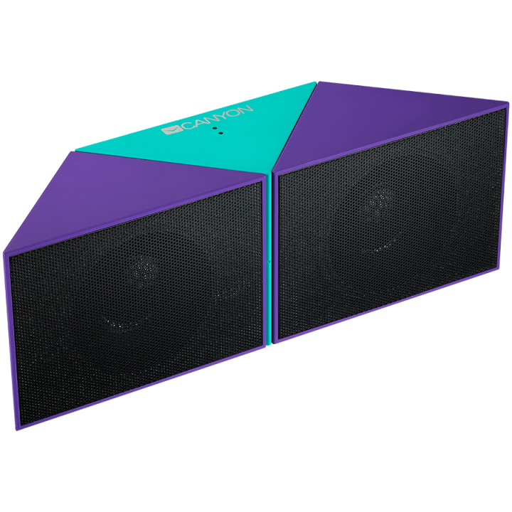 Безжична колонка Canyon CNS-CBTSP4GBL Bluetooth, blue-purple