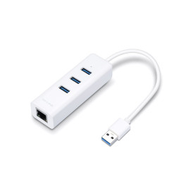Адаптер TP-Link UE330 USB 3.0 3-Port Hub & Gigabit Ethernet