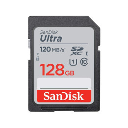 Карта памет SANDISK 128GB Ultra SDHC, Class 10, U1, 120 Mb/s - SDSDUN4-128-GN6IN