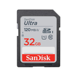 Карта памет SANDISK 32GB Ultra SDHC, Class 10, U1, 120 Mb/s - SDSDUN4-032-GN6IN
