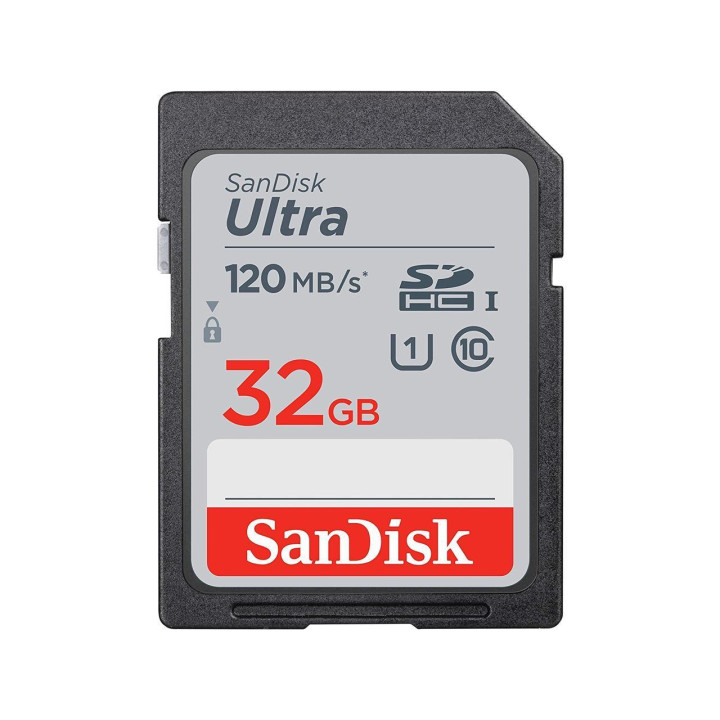 Карта памет SANDISK 32GB Ultra SDHC, Class 10, U1, 120 Mb/s - SDSDUN4-032-GN6IN