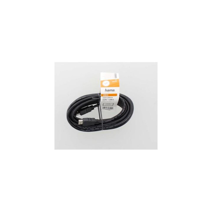 Кабел HAMA HDMI мъжко-мъжко, 10Gbit/s, 1080p, 5 м, Екраниран