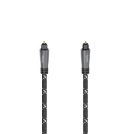 Оптичен аудио кабел HAMA ODT plug (Toslink), метал, 1.5 м
