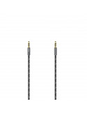 Аудио кабел HAMA 3.5мм стерео жак мъжко-мъжко,метал,позлатени конектори, 1.5м