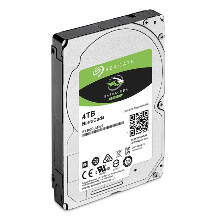 Твърд диск Seagate 4TB BarraCuda, ST4000LM024
