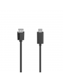 Кабел HAMA DisplayPort v.1.2 мъжко - HDMI мъжко,Ultra-HD, 4K, 1.5м