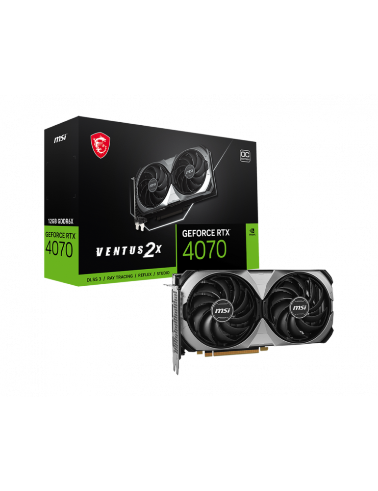 Видео карта MSI GeForce RTX 4070 VENTUS 2X E 12G OC - 912-V513-432