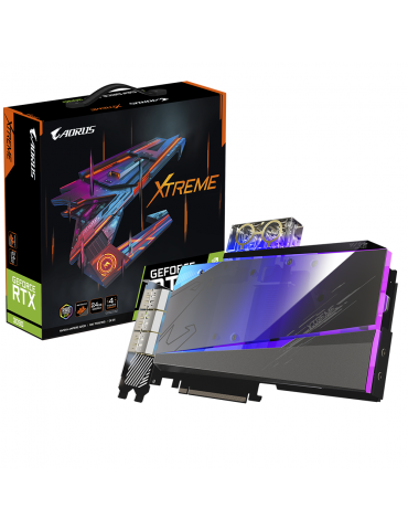 Видео карта Gigabyte RTX 3090 AORUS XTREME WATERFORCE 24GB GDDR6X - GV-N3090AORUSX-WB-10GD