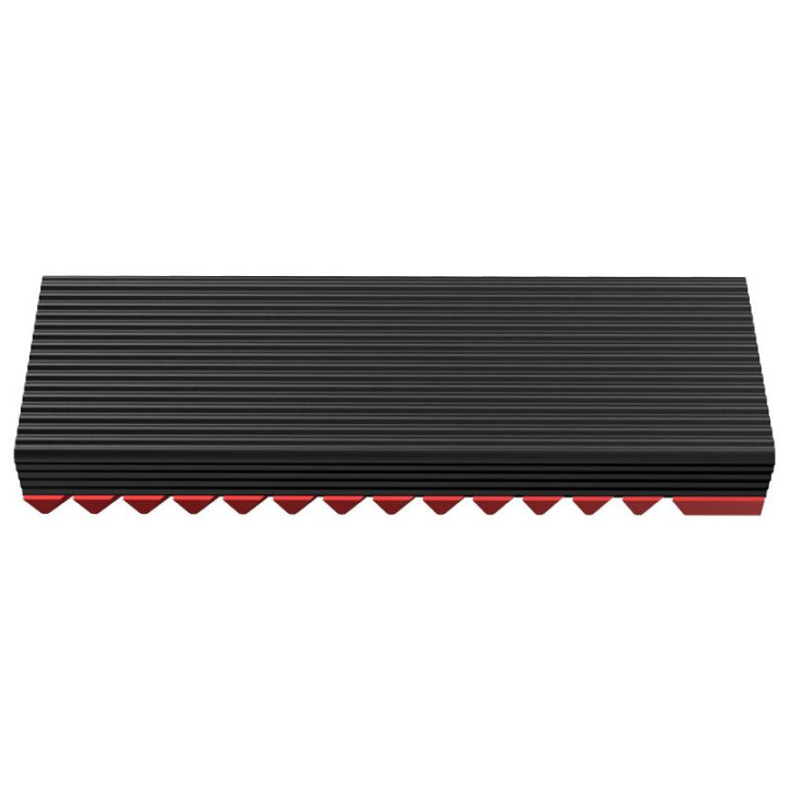 Пасивен охладител за SSD Jonsbo M.2 SSD, оребрен, червен