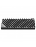 Пасивен охладител за SSD Jonsbo M.2 SSD, оребрен, сив