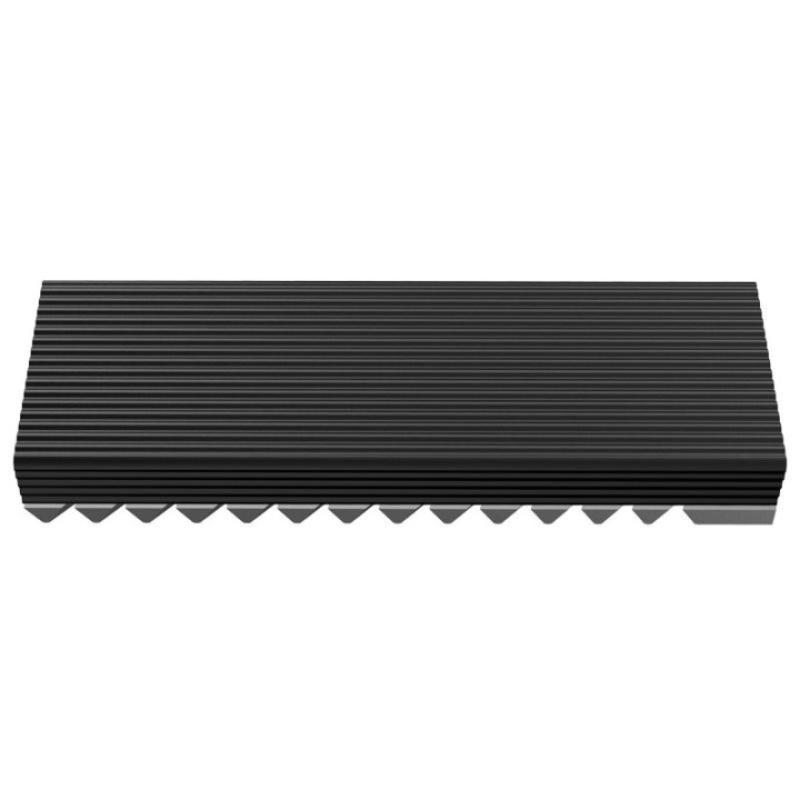Пасивен охладител за SSD Jonsbo M.2 SSD, оребрен, сив