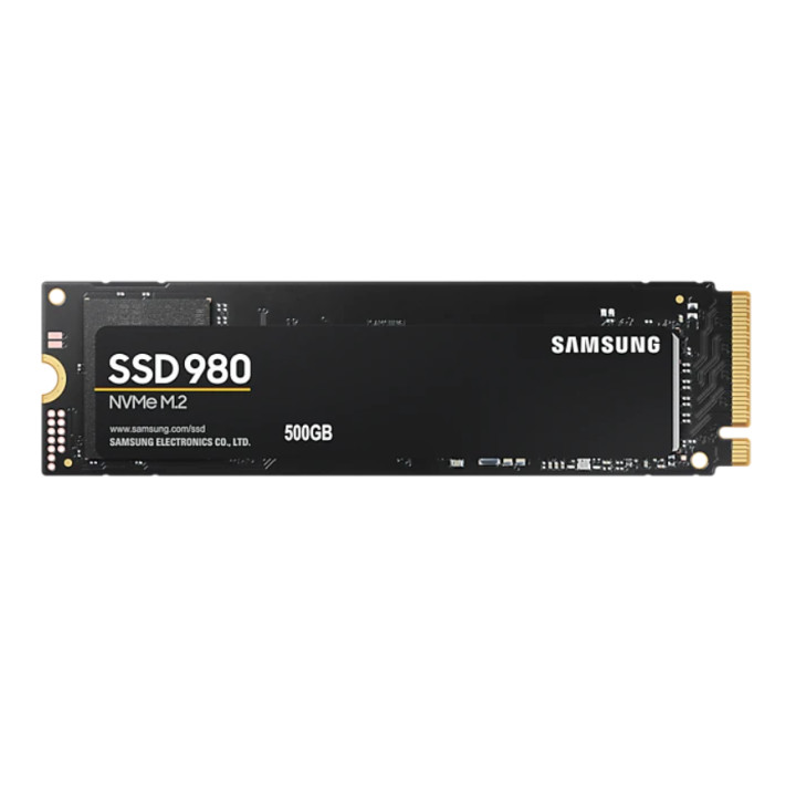 SSD диск Samsung 500GB 980 M.2 Type 2280 PCIe Gen3x4 NVMe, 3100/2600 MB/s - MZ-V8V500BW