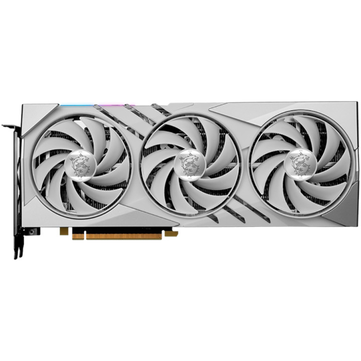 Видео карта MSI GeForce RTX 4060 Ti GAMING X SLIM WHITE 16G, 16GB GDDR6X, 128-bit