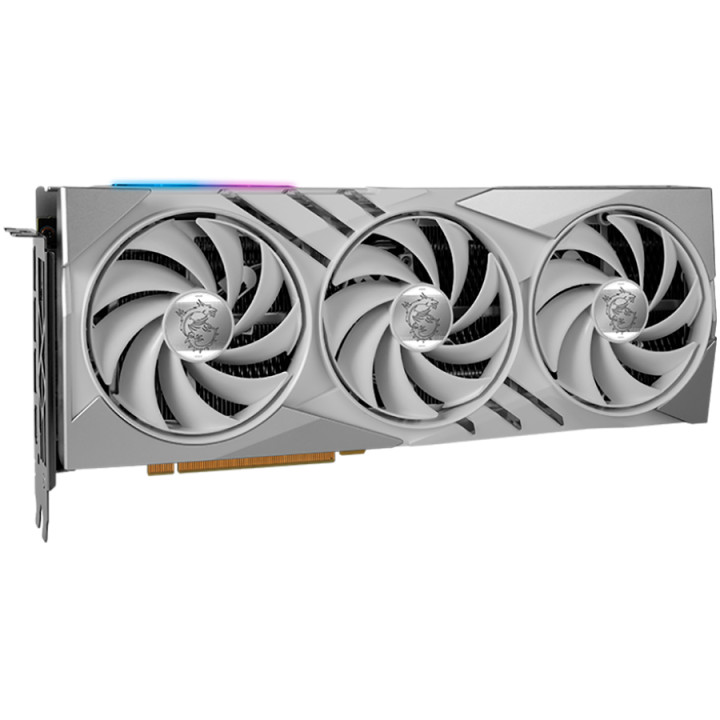 Видео карта MSI GeForce RTX 4060 Ti GAMING X SLIM WHITE 16G, 16GB GDDR6X, 128-bit