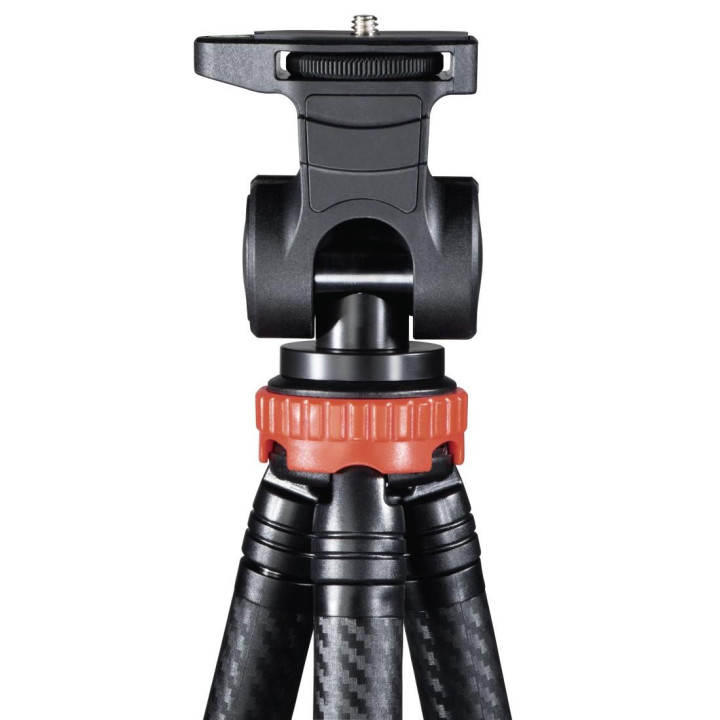 Трипод HAMA Traveller Pro, за смартфони, GoPros,фото камери, 106 см, 2D, черен - HAMA-04631