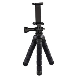 Мини статив HAMA Flex, за смартфони, 14 см, черен - HAMA-04609