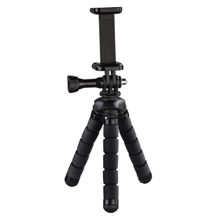 Мини статив HAMA Flex, за смартфони, 14 см, черен - HAMA-04609